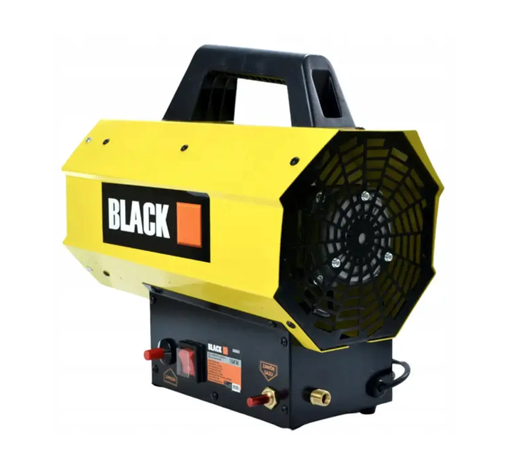 Теплова гармата газова Black 30 кВт 650 м³/год Жовтий (55064) Теплова гармата газова Black 30 кВт 650 м³/год Жовтий (55064)