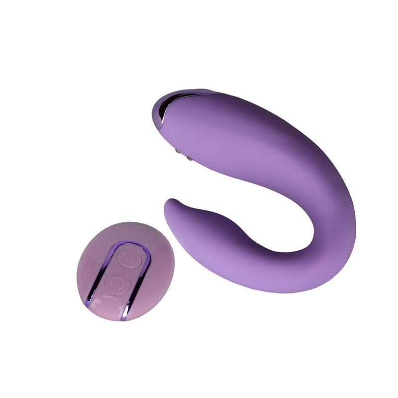 Вибратор для пар FairyGasm PleasureBerry 9 см Фиолетовый (51263)