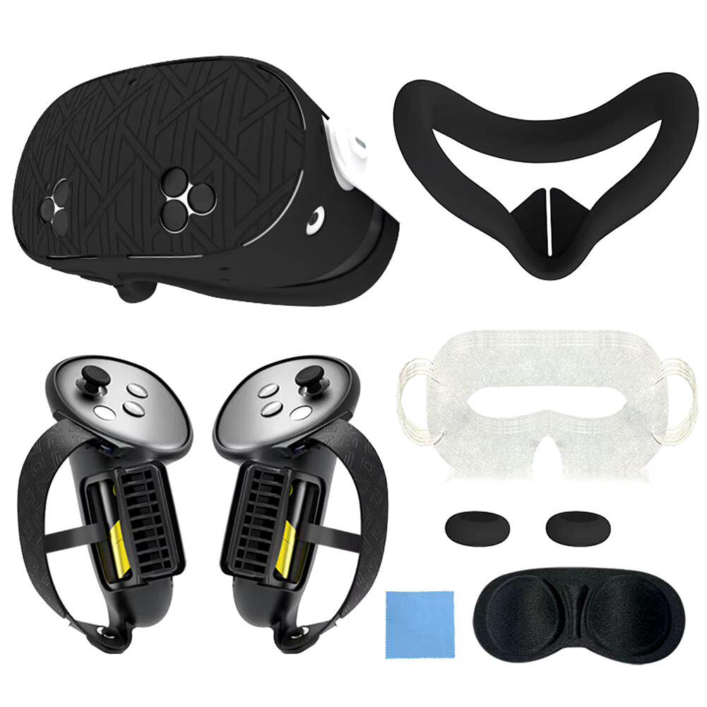 Защитный набор 7в1 для Meta Quest 3S Black (ACS-ZN71MQ3Sblk)