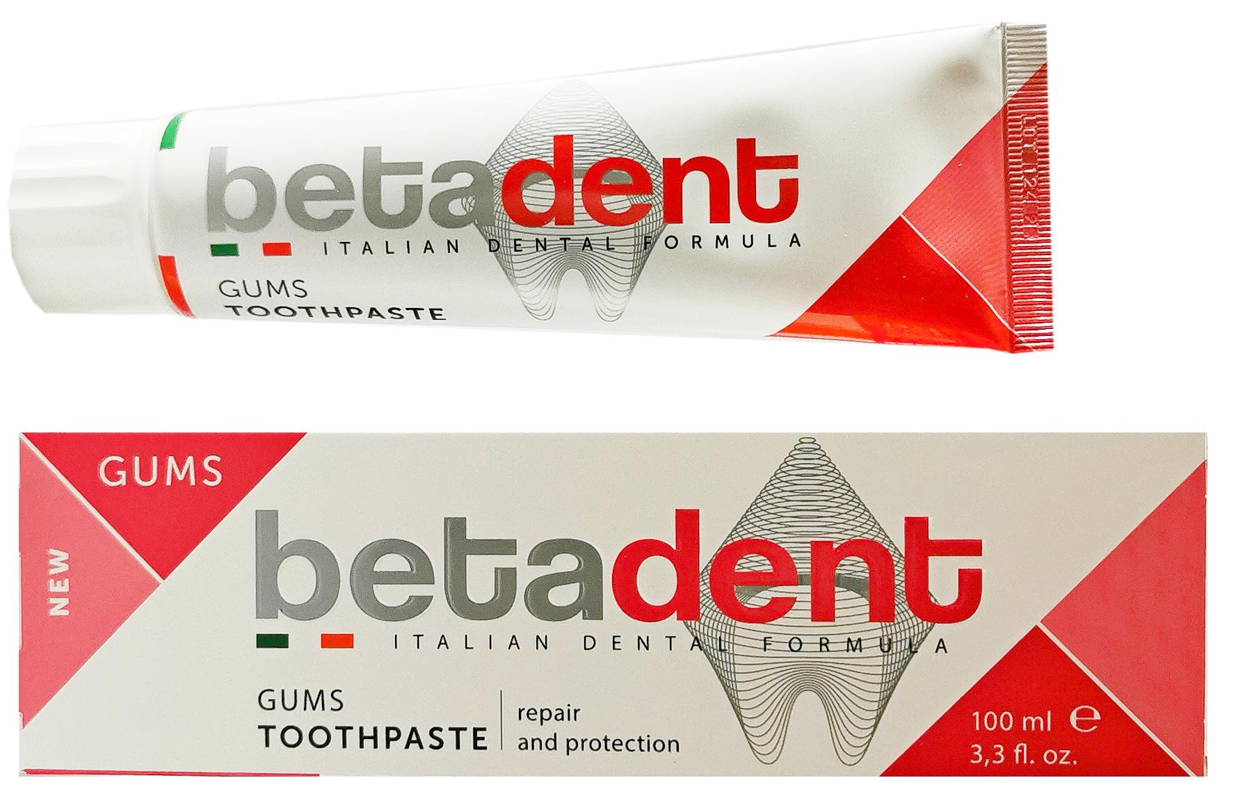 Зубная паста Betadent Gums 100 мл - фото 1