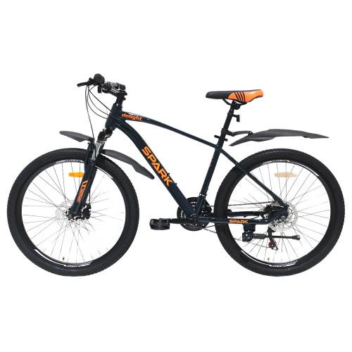 Велосипед Spark Delight колеса 26" алюминиевая рама 17" Черный с оранжевым (000218776) - фото 3 Велосипед Spark Delight колеса 26" алюминиевая рама 17" Черный с оранжевым (000218776) - фото 3