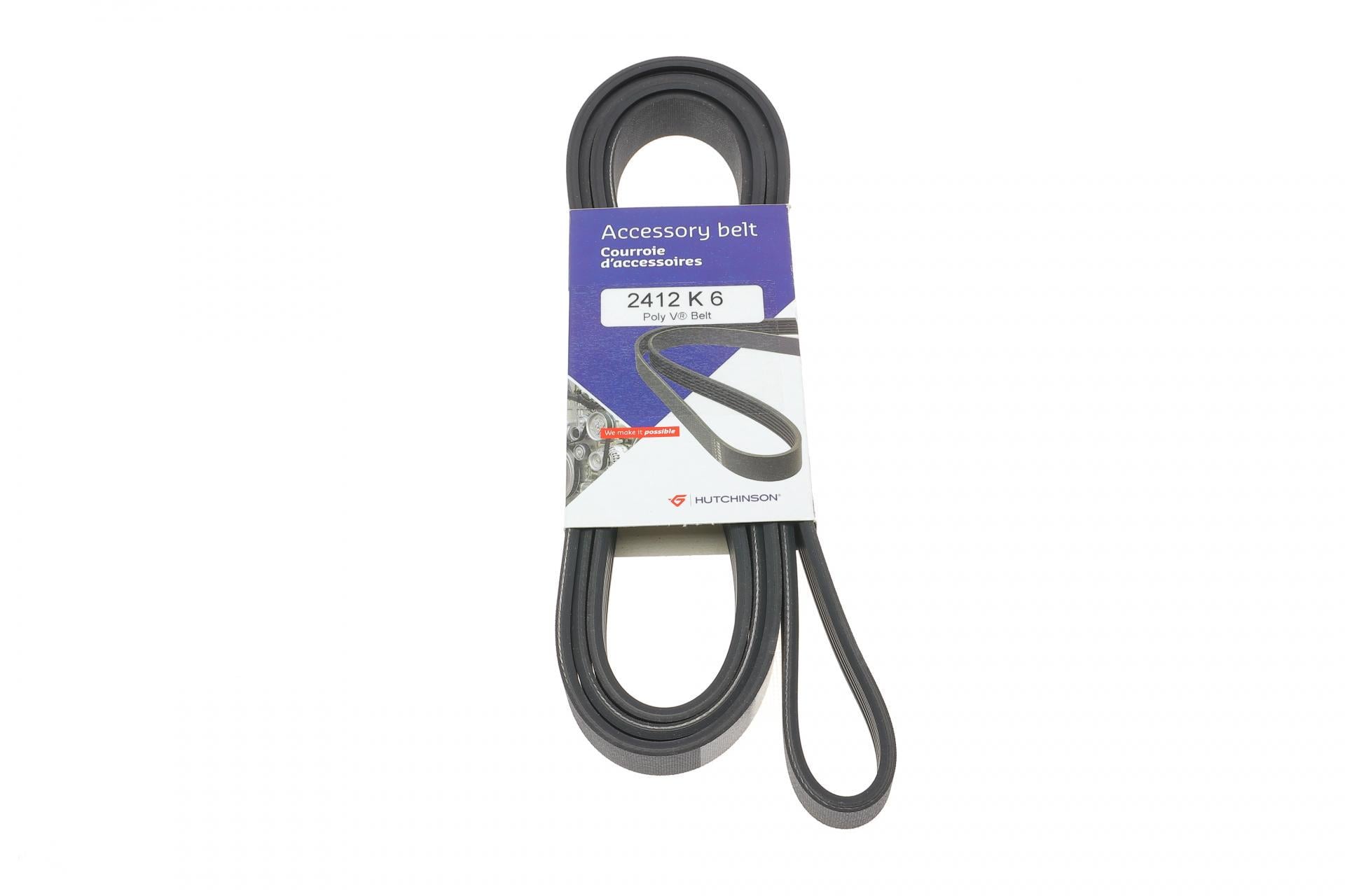 Ремень генератора HUTCHINSON MB E-class W124/S124 M104 93-96 6PK2412 (2412_K_6)