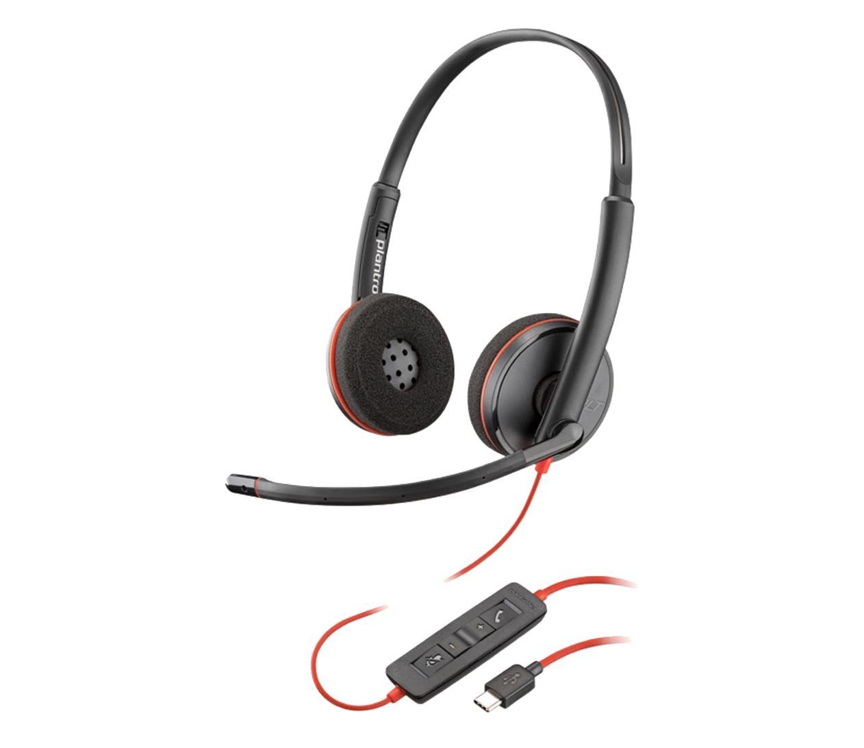 Навушники з мікрофоном Poly Blackwire C3220 USB-C (80S07AA) - фото 2