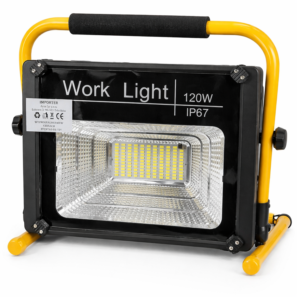 Прожектор светодиодный LED 120 Вт на солнечной батарее с пультом IP65 (1719409517)