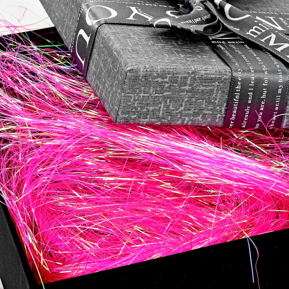 Декоративный наполнитель из полипропилена для подарочных коробок 30 г Pink (22091874) - фото 2 Декоративный наполнитель из полипропилена для подарочных коробок 30 г Pink (22091874) - фото 2