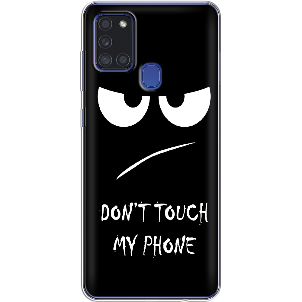 Чехол Boxface Samsung A217 Galaxy A21s Don't Touch my Phone Прозрачный силикон (40006-up535-40006)