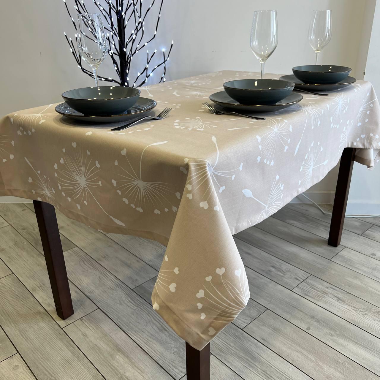 Скатертина водовідштовхувальна тефлонова прямокутна 100x170 см (30086-p1)