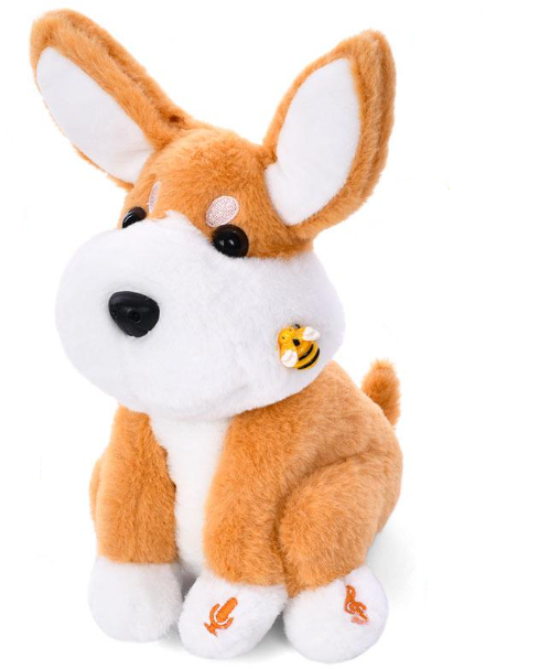 Игрушка мягкая Limo Toy собака реагирует на пчелку (M 6079 I UA)