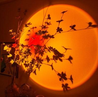 Светильник-лампа проекционный USB led Lamp UKC Sunset настольный - фото 7