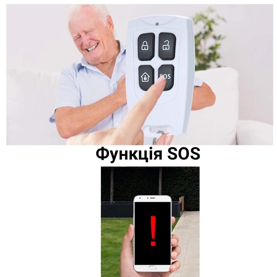 Wi-Fi сигнализация беспроводная USmart SAS-01w комплект с сиреной и поддержкой Tuya на Android/iOS - фото 9 Wi-Fi сигнализация беспроводная USmart SAS-01w комплект с сиреной и поддержкой Tuya на Android/iOS - фото 9