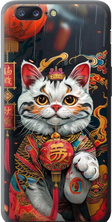 Чехол на OnePlus 5 China Cat v2 (6135u-969-42517) Чехол на OnePlus 5 China Cat v2 (6135u-969-42517)