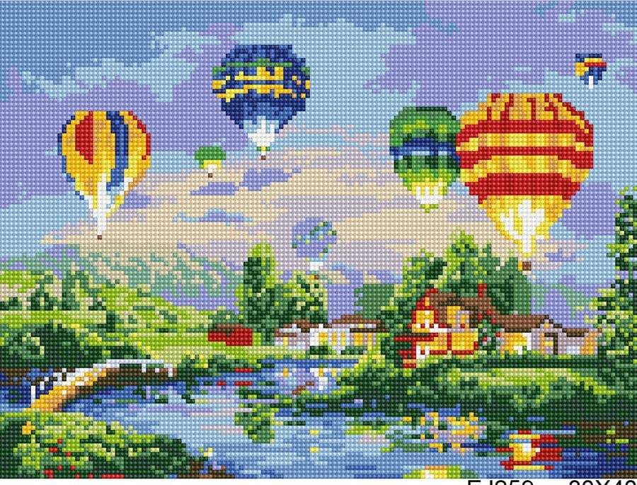 Алмазная мозаика Никитошка Воздушные шары 30x40 см (EJ259)