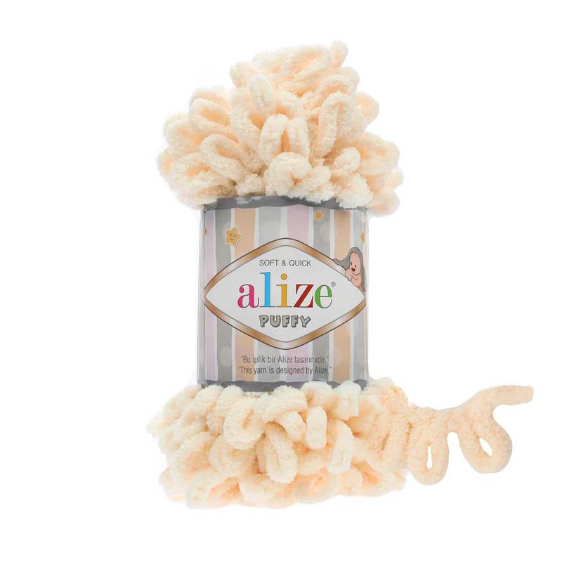 Пряжа Alize Puffy 742 Ваніль