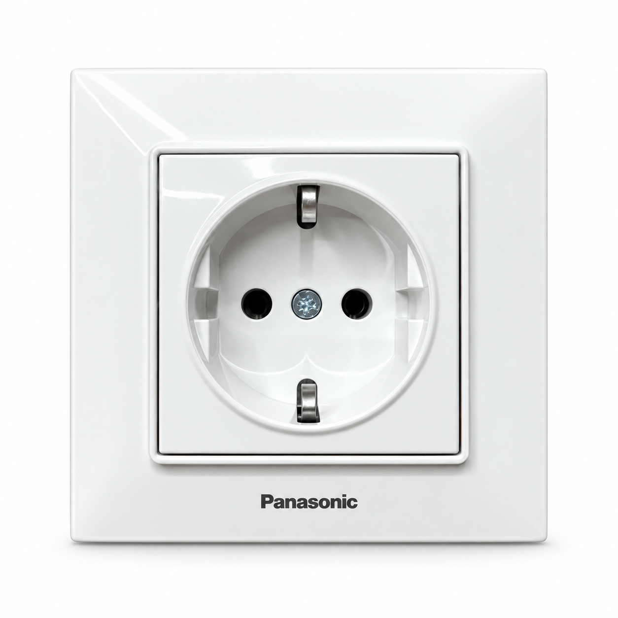 Розетка с заземлением быстрый монтаж Panasonic Arkedia Slim Белый