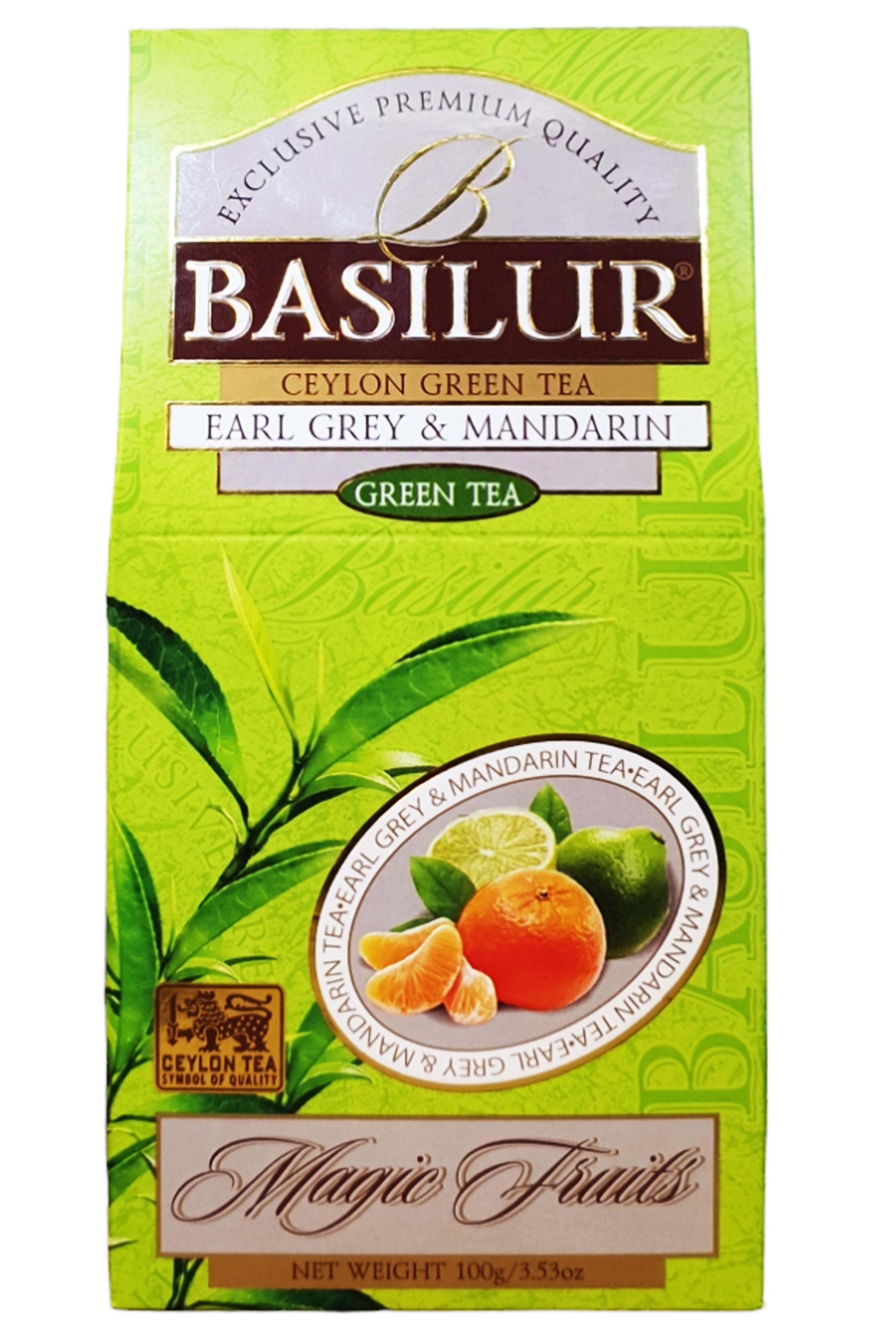 Чай зелений Basilur Магічні Фрукти Ерл Грей та Мандарин 100 г (59027) - фото 3