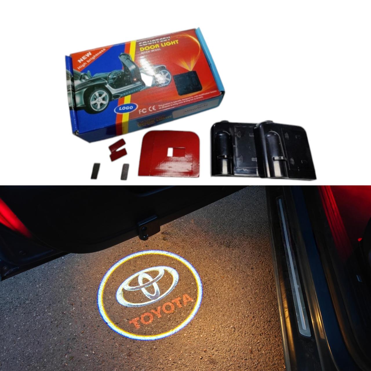 Подсветка светодиодная на двери автомобиля с логотипом TOYOTA (1587392340) - фото 2 Подсветка светодиодная на двери автомобиля с логотипом TOYOTA (1587392340) - фото 2