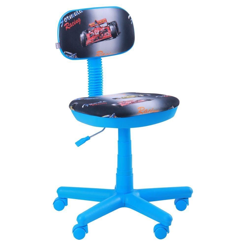 Кресло детское AMF машинки в детскую 710х20х440х510 микровелюр Голубой