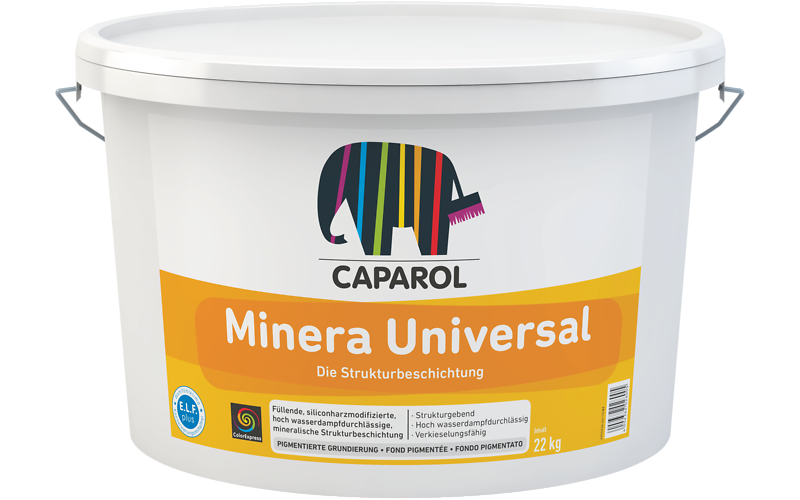 Покриття фасадне наповнене силіконове Caparol Minera Universal 22 кг