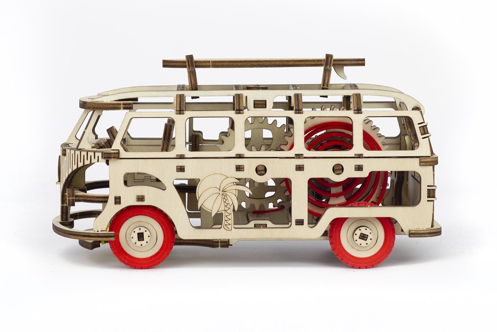 Конструктор механічний 3D Time for Machine Dream van автомобіль Червоний (T4M380301RED) - фото 2
