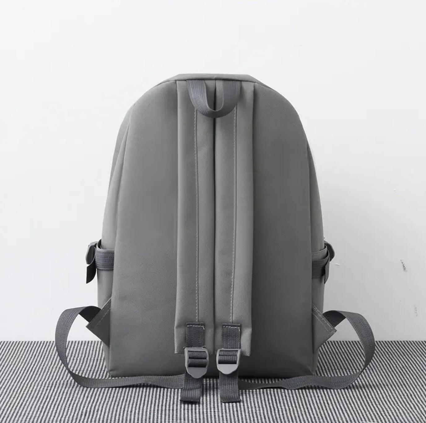 Рюкзак шкільний для дівчинки 4в1 Kay сумка/пенал/бананка Сірий (DR015790) - фото 4 Рюкзак шкільний для дівчинки 4в1 Kay сумка/пенал/бананка Сірий (DR015790) - фото 4