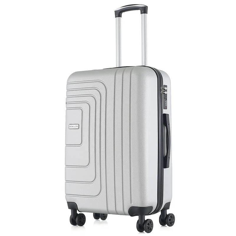 Чемодан SEMI LINE 24" M 68 л Light Grey (DAS302942)