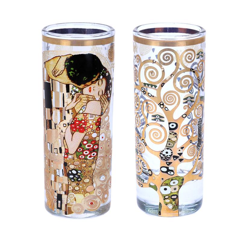 Набор рюмок для шотов Carmani Г. Климт Поцелуй и Дерево жизни 60 мл 2 шт. (841-3124)