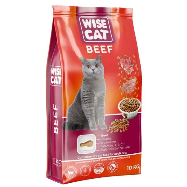 Корм для котів Wise Cat Beef яловичина 29/12 10 кг (000024490)