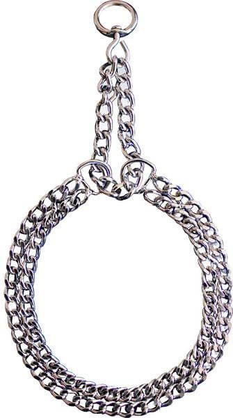 Ошейник цепочка-удавка для собак 2 УЛ 2-40 см (ф255)