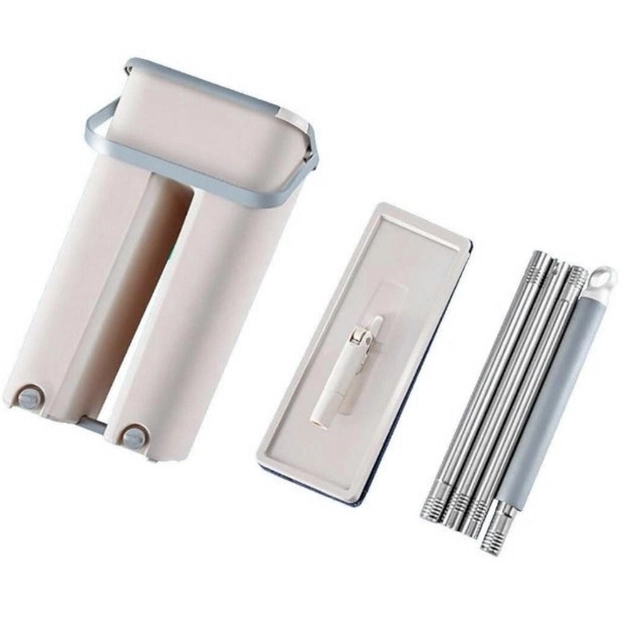 Швабра и ведро easy mop с отжимом и полосканием 6 л