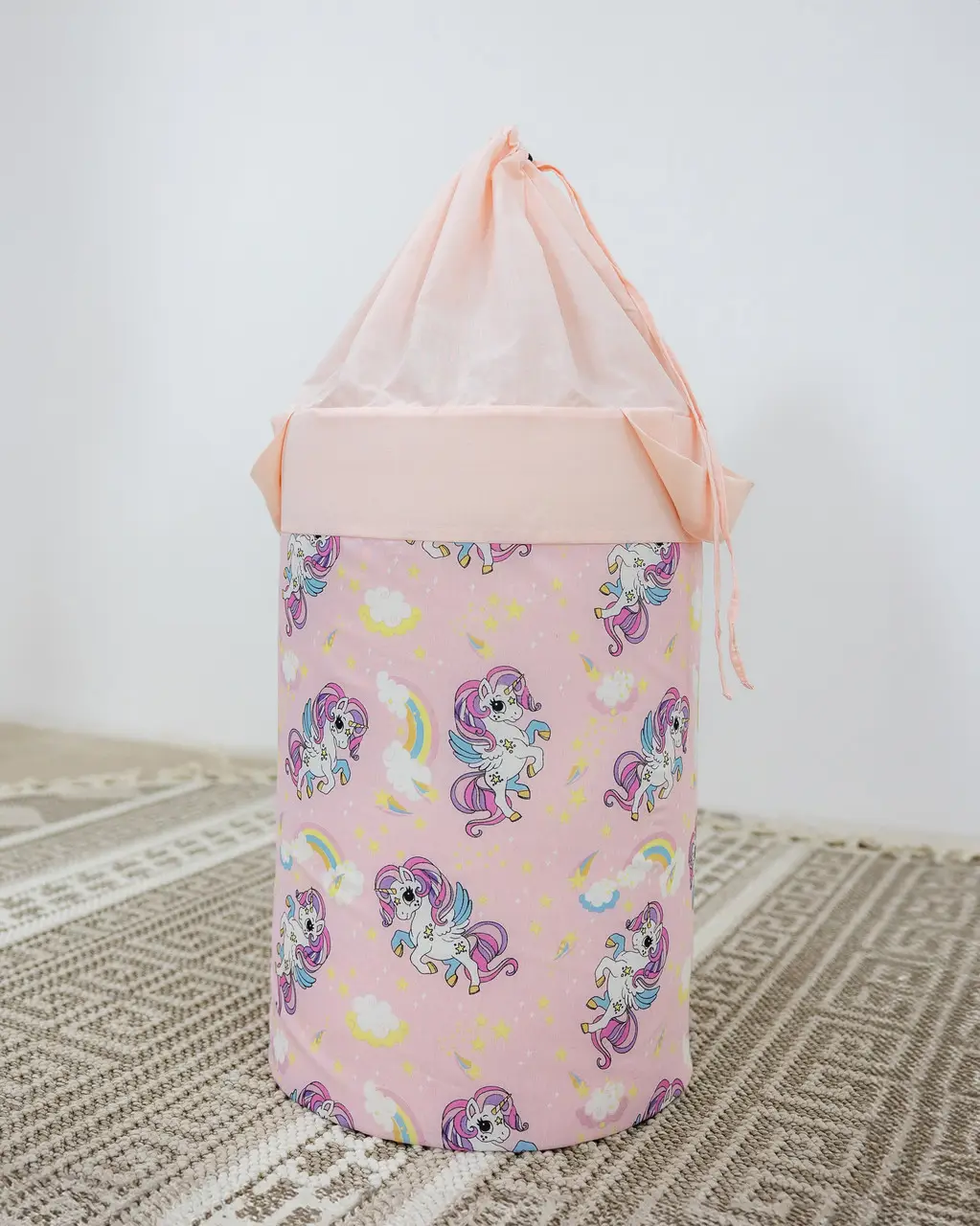 Корзина для іграшок Unicorn кругла 60х35 см Корзина для іграшок Unicorn кругла 60х35 см
