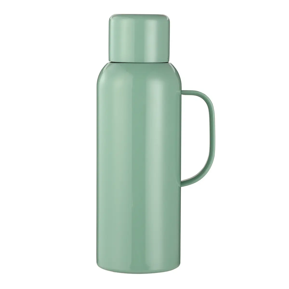 Термос Vacuum с датчиком температуры на 820 мл Мятный (HP-14-55M)