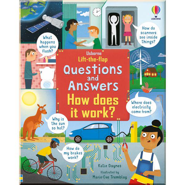 Книга Usborne "Lift-the-Flap Questions & Answers How Does it Work?" Katie Daynes (ISBN:9781474989886) - фото 1 Книга Usborne "Lift-the-Flap Questions & Answers How Does it Work?" Katie Daynes (ISBN:9781474989886) - фото 1