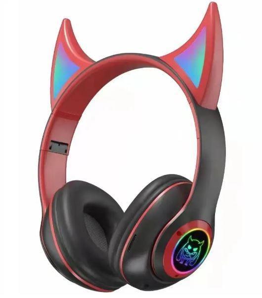 Наушники Cat с кошачьими ушками STN-25 Bluetooth Красный