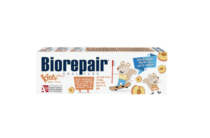 Зубна паста дитяча Biorepair Kids 0-6 years без фтору 50 мл (1454)