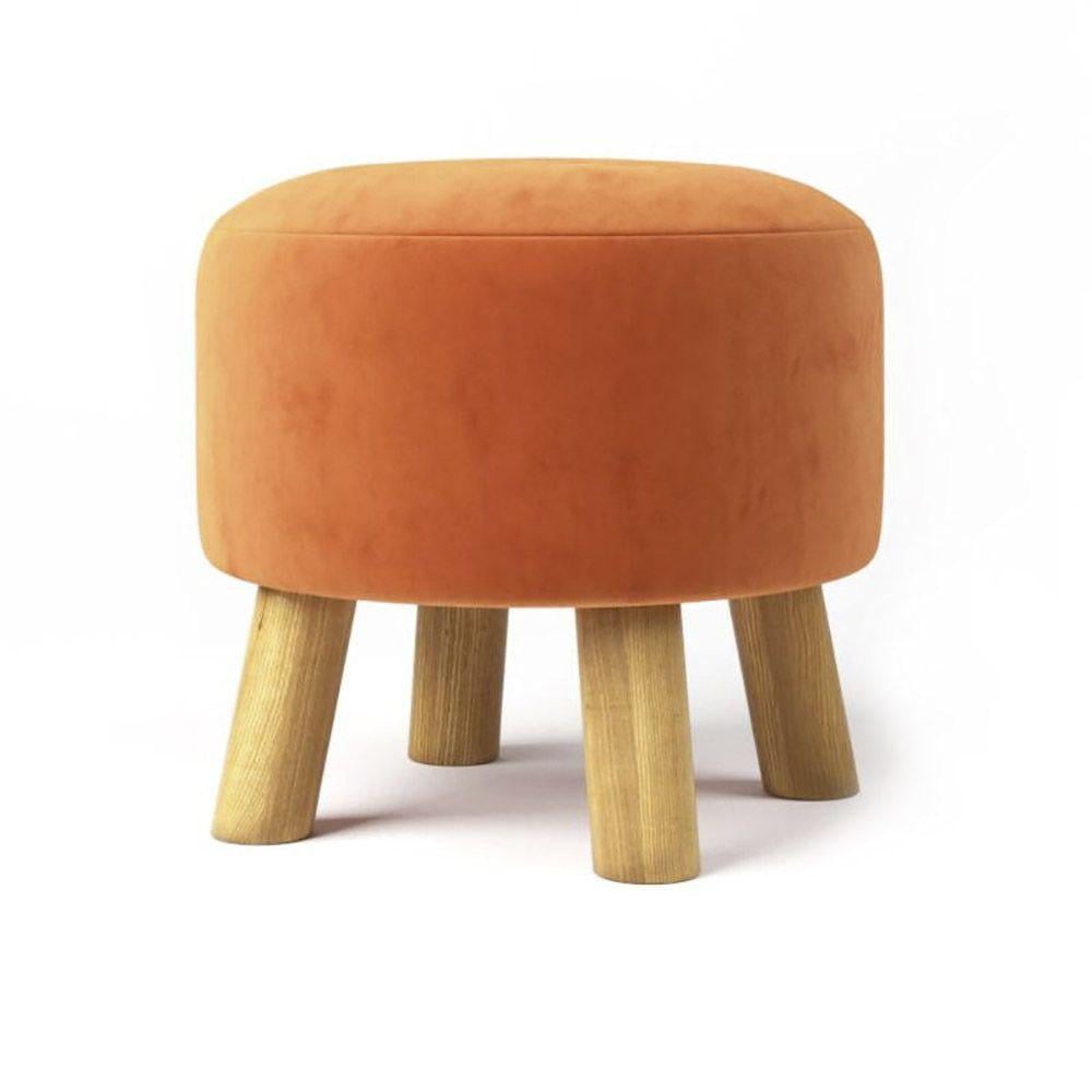 Пуф Oliver 30х30х34 см Оранжевый (0063)