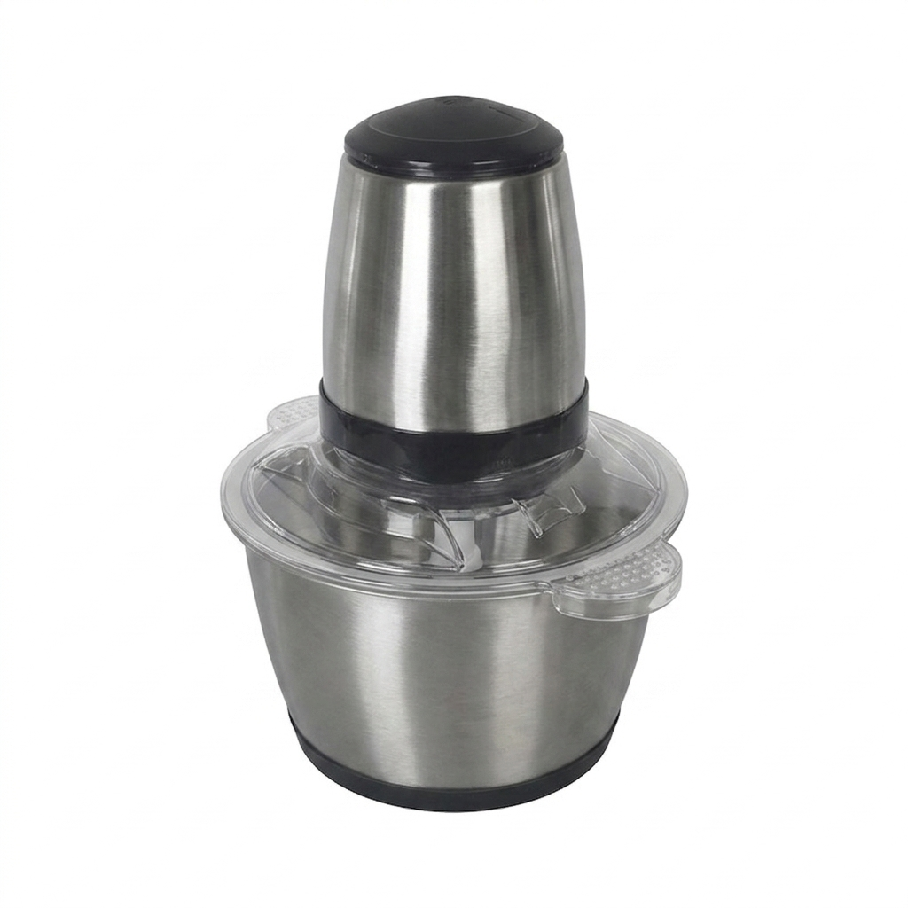 Измельчитель RIAS QG-001 для овощей и мяса 2L 200W Silver (3_08247)