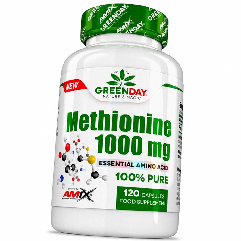 Метионин Amix Nutrition GreenDay Methionine 1000 120 капс. (27135020)