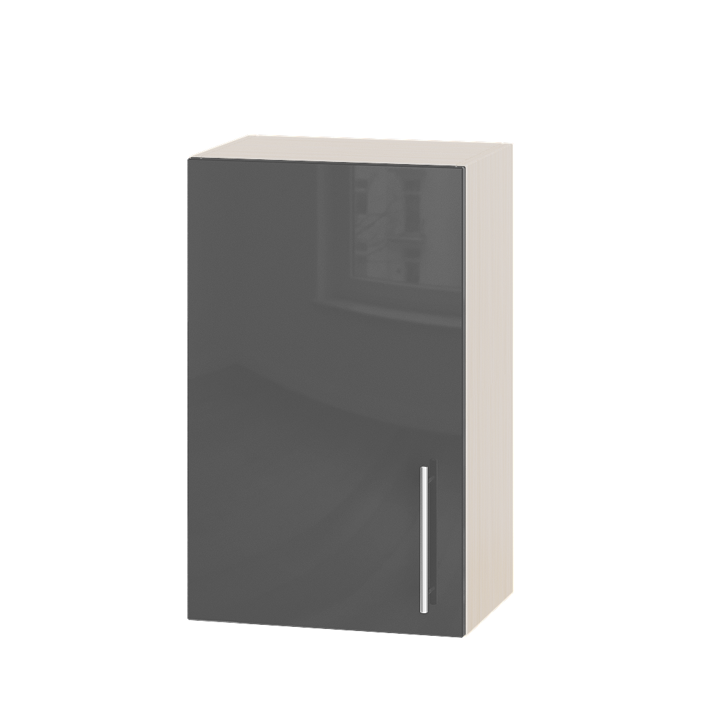 Шкаф верхний Эверест Модерн модуль Верх В01-450 45х30х72 см Гранит глянец/Дуб Молочный (04831)