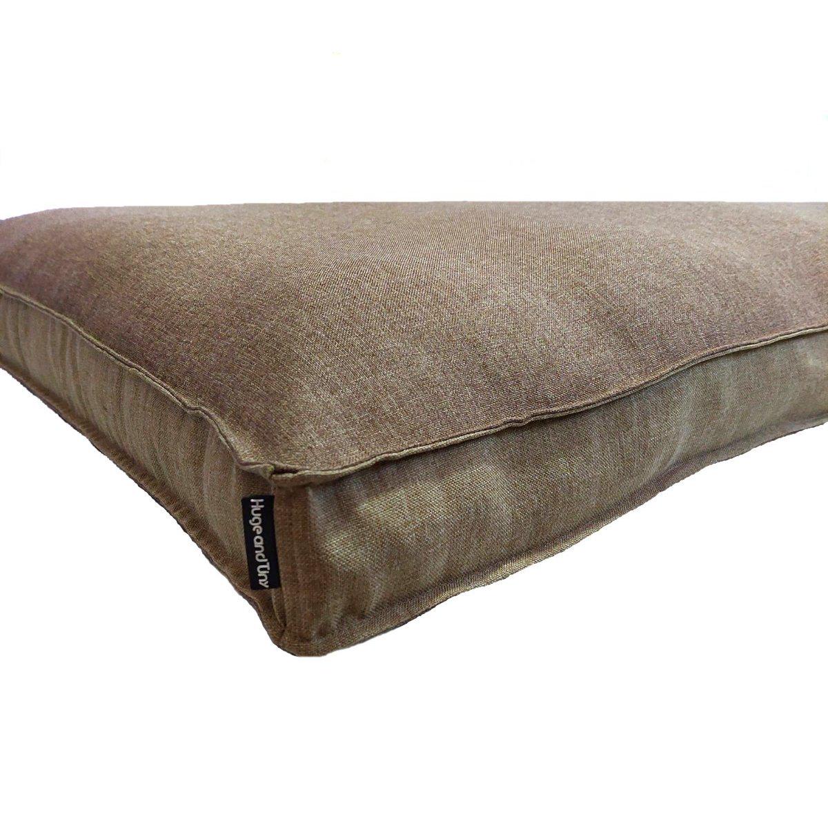 Лежак для собак зі знімним чохлом Huge and Tiny 120х80х7 см Коричневий/Пісочний (115) - фото 3 Лежак для собак зі знімним чохлом Huge and Tiny 120х80х7 см Коричневий/Пісочний (115) - фото 3