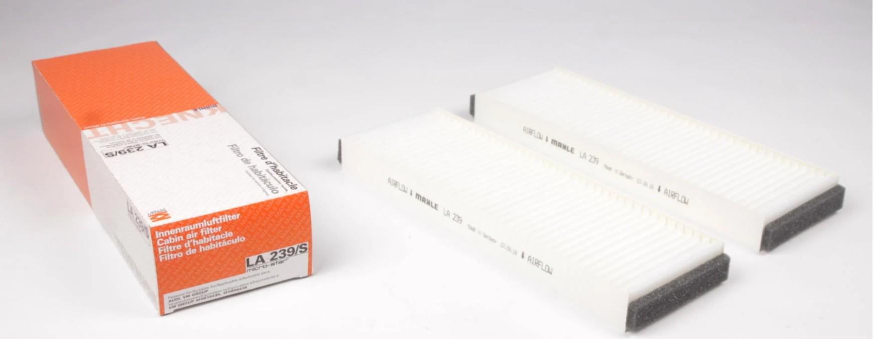 Фильтр салона KNECHT для Audi A6 2,0/2,7TDI 04- (LA 239/S)