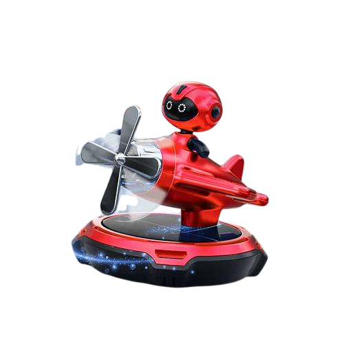 Ароматизатор Robot Pilot на солнечной батарее Красный