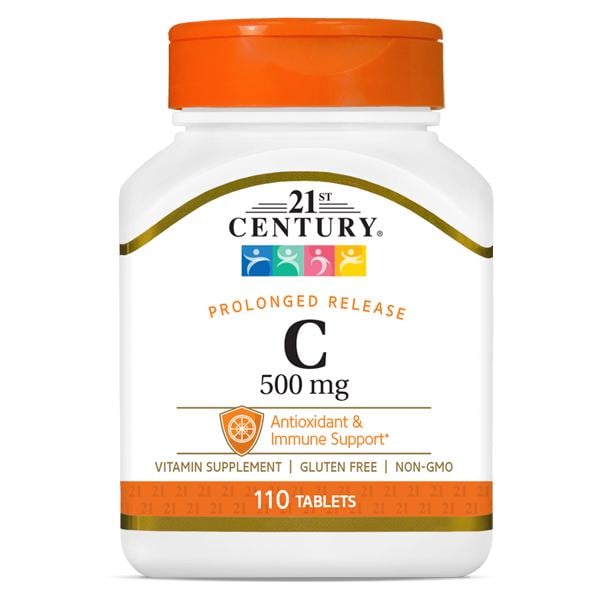 Вітамін C 21st Century Vitamin C Prolonged Release 500 мг 110 табл. (000023548)
