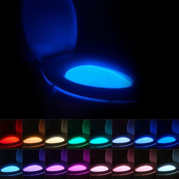 Підсвітка для унітазу LightBowl RGB LED з датчиком руху Білий (17945373) - фото 3 Підсвітка для унітазу LightBowl RGB LED з датчиком руху Білий (17945373) - фото 3