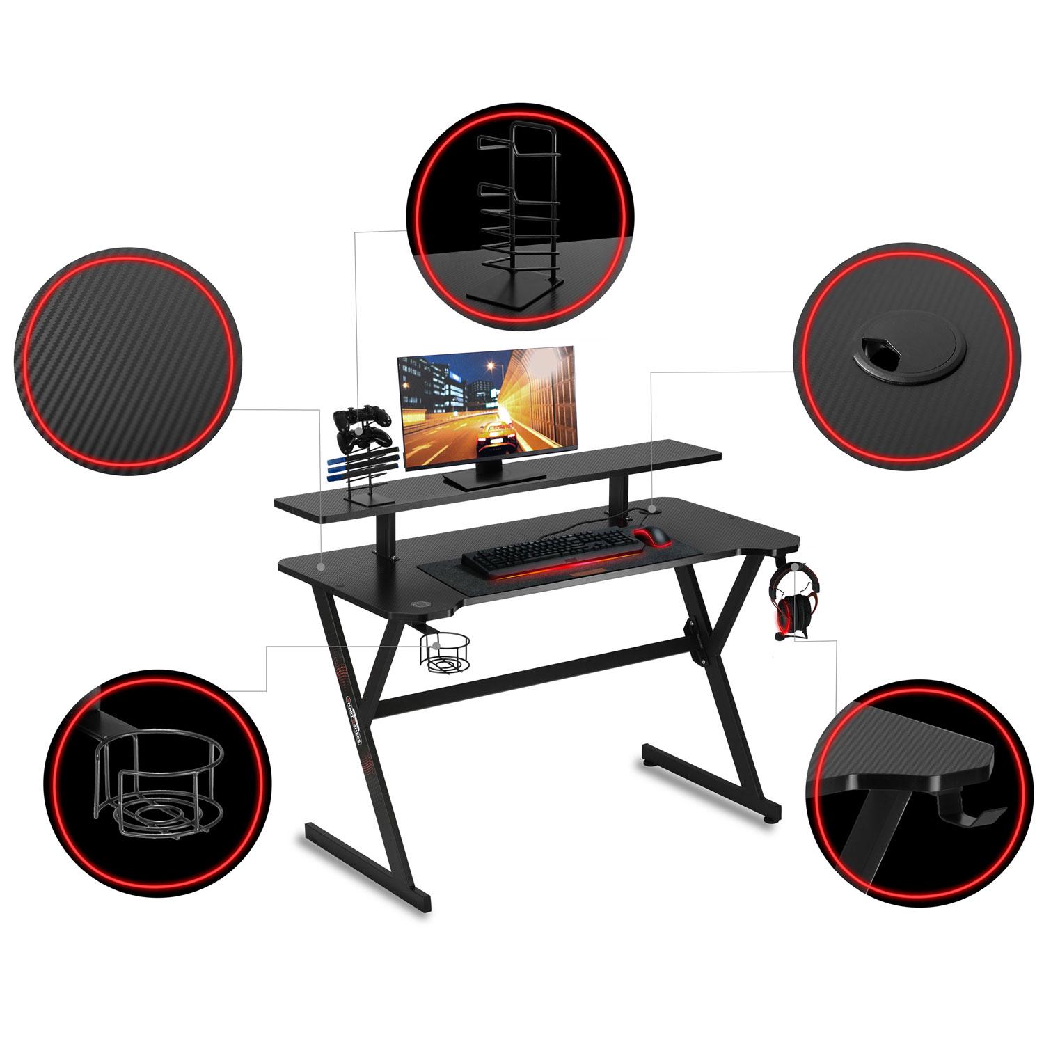 Геймерский стол Smart Gamers 258100 BUFF (9356) - фото 2 Геймерский стол Smart Gamers 258100 BUFF (9356) - фото 2