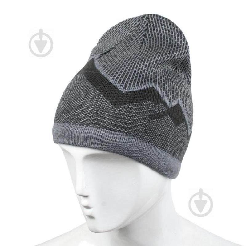 Шапка бини Beaniqe Mountains One Size Светло-серый (21145)
