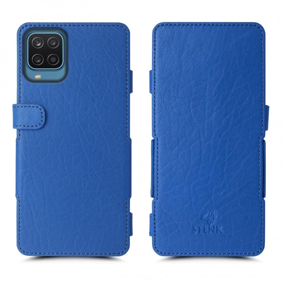 Чехол книжка Stenk Prime для Samsung Galaxy A12 Ярко синий (68206)