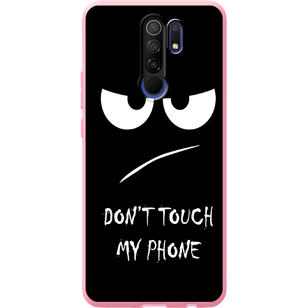 Чехол BoxFace Xiaomi Redmi 9 Don't Touch my Phone Розовый силикон (40233-up535-41992)