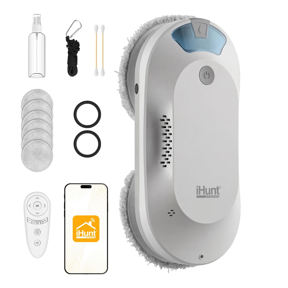 Робот для мойки окон iHunt Smart Window Robot 4 Ultra с распылителем воды (window4ultraihunt)