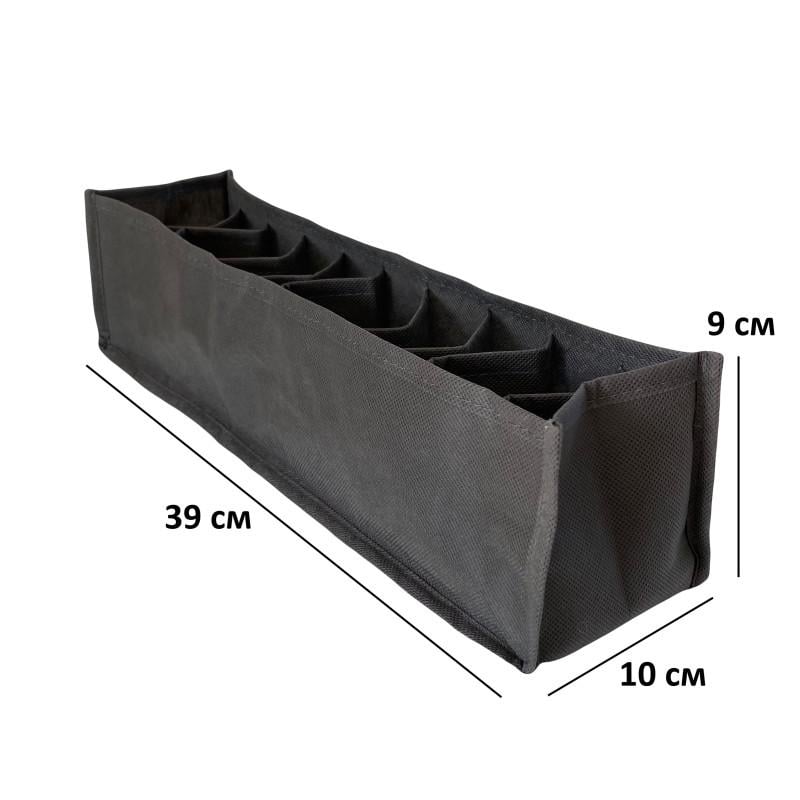 Набор гибких органайзеров без картона XS/S/M Серый (SPB-3-grey) - фото 4 Набор гибких органайзеров без картона XS/S/M Серый (SPB-3-grey) - фото 4