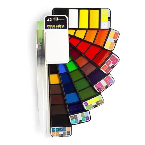 Набор акварельных красок с 42 цветами (AN00428)